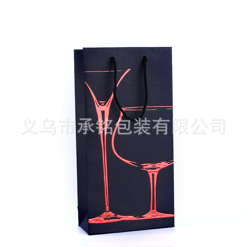 单只装红酒纸袋葡萄酒礼品手提袋  酒袋批发厂家直销酒水袋手提袋