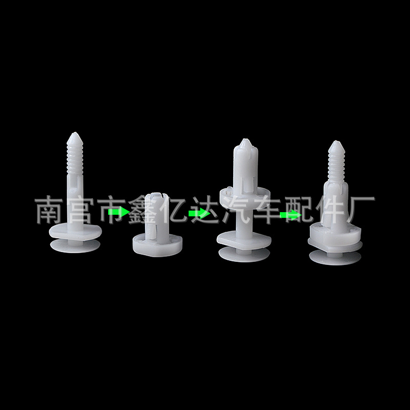 Adecuado para Chevrolet camión accesorios suministro plástico nylon mano giro tornillo moleteado tornillo B07