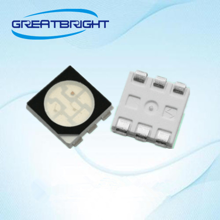 户外照明专用5050贴片黑壳防水LED灯珠，高防水5050贴片LED灯珠