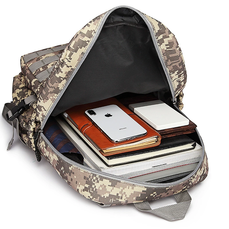 Backpack Camouflage School Bag for Elementary Students, Laptop Compartment, Lightweight 0.67 kg