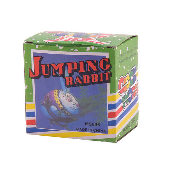 Classic retro wind-up toy for jumping