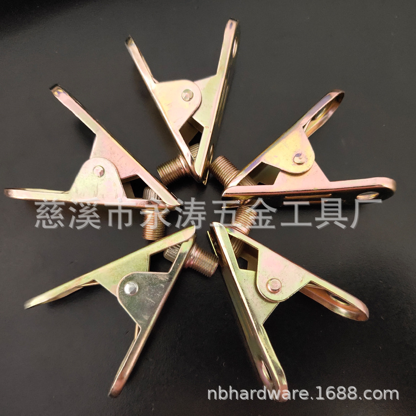 厂家供应  金属充气夹可调节款打气筒配件气泵配件量大价优