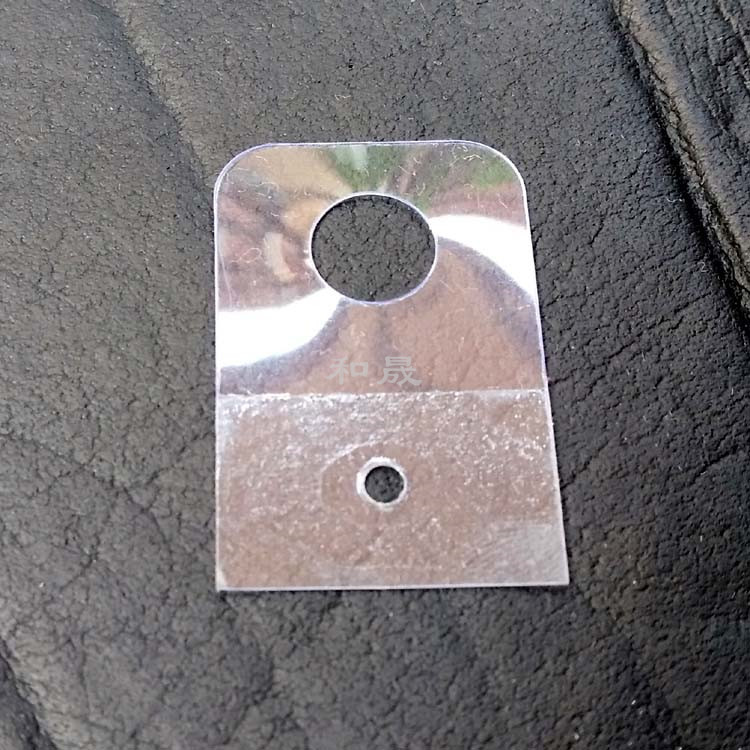 PVC圆孔挂钩厂家直销自粘性PET PVC透明挂钩 玩具塑料展示挂钩