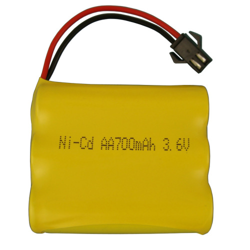 3.6V 4.8V 6V 7.2V 8.4V 9.6V AA remote control nickel-cadmium (Ni-CD) SM plug chargeable battery pack