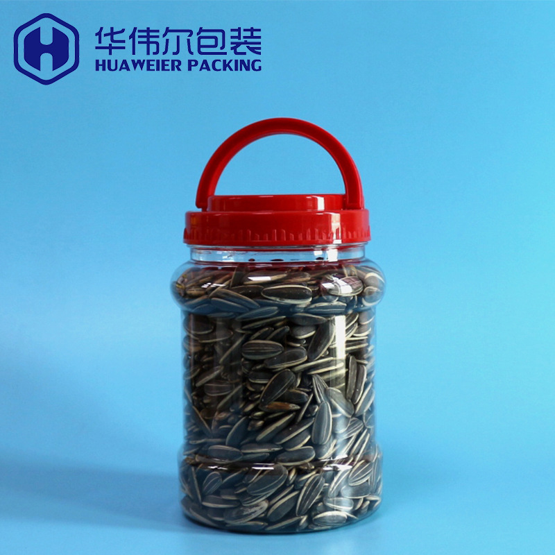 87mm*148mm 900mlpet塑料圆瓶龙眼干包装瓶酱料瓶年货包装瓶
