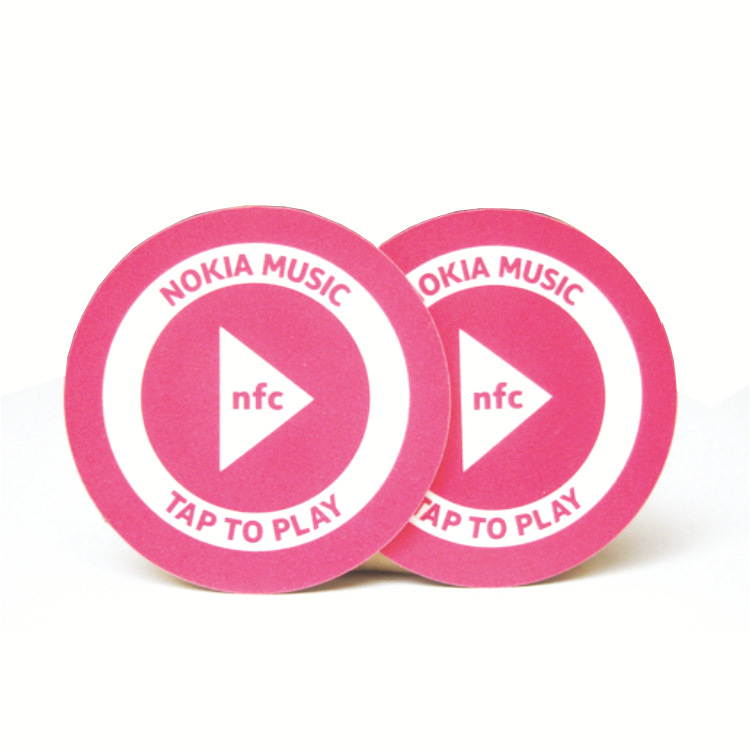 厂家优惠价供应内含NFC213 215 216芯片的铜板纸NFC抗金属彩标