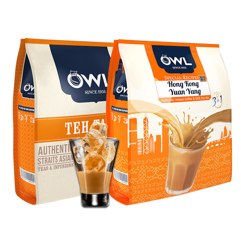 Imported Singapore OWL instant tea/Hong Kong style Mandarin Duck milk tea Nanyang flavor instant milk tea powder