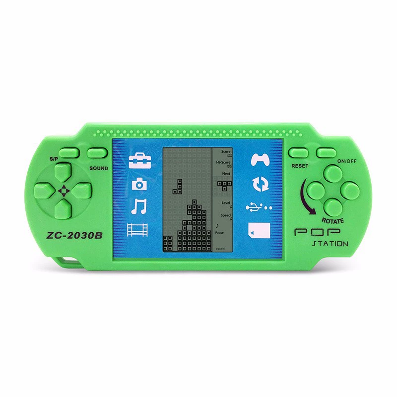 Ретро портативная игровая консоль Han Cheng ZC-2030B, Тетрис и 20+ игр, PS пластиковая