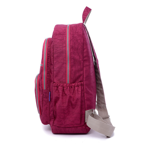 Lightweight and fashionable student school bag, versatile outdoor travel backpack, trendy women's shoulder handbag, nylon bag