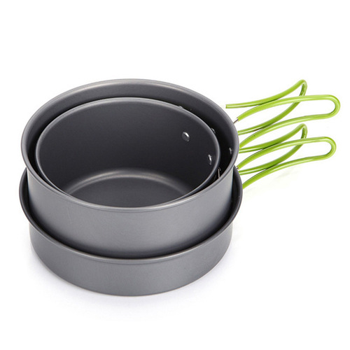 DS-301 Outdoor Cookware Set, 2-3 Person Camping Cookware Set, Portable Outdoor Cookware, Outdoor Stove Cookware Set
