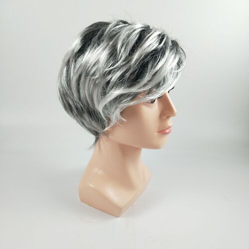 Festival film and television grandpa wig stage performance dance dress up grandpa and grandma film and television wig props