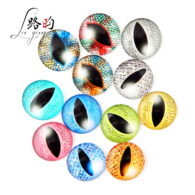 Accesorios decorativos de ojo de serpiente con gemas y cristales para manualidades y adhesivos