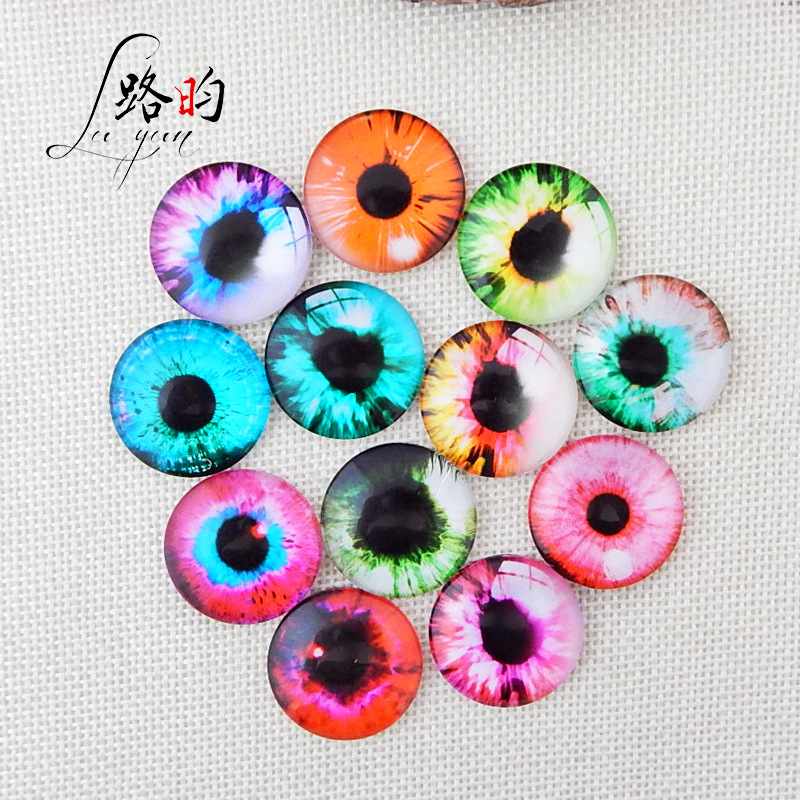 Accesorios decorativos de ojo de serpiente con gemas y cristales para manualidades y adhesivos