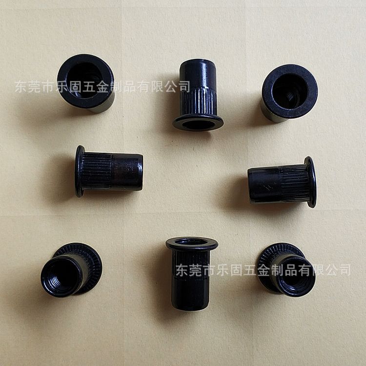 源头工厂直供黑色拉帽螺母黑色拉铆螺母黑色拉母M6