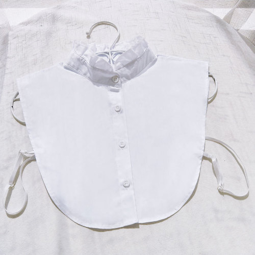 Women's Versatile Baby Collar Winter White Collar Shirt, Decorative Collar, Korean Style, Autumn Black Fake Collar, Wholesale