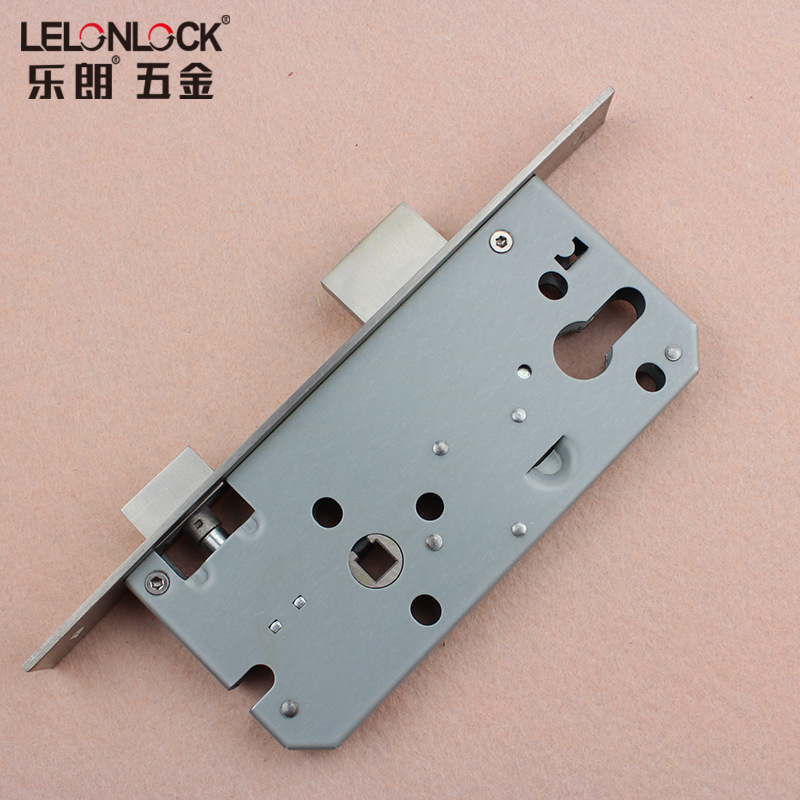 Lelang fábrica en stock suministro de material de acero inoxidable 304 5085 cuerpo de cerradura estándar europeo cerradura de la puerta interior accesorios al por mayor