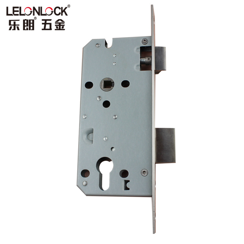 Lelang fábrica en stock suministro de material de acero inoxidable 304 5085 cuerpo de cerradura estándar europeo cerradura de la puerta interior accesorios al por mayor