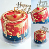 Happy Birthday English Letter Cake Respuent Happy Birthday Acrylic Cake Decoration