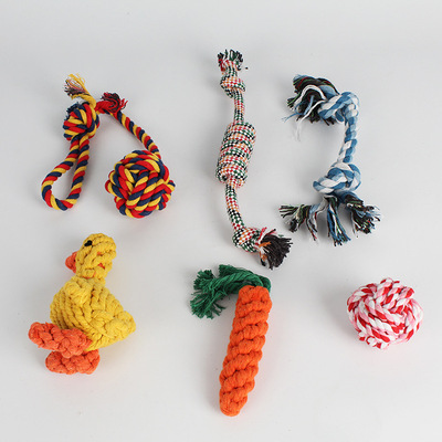 Cotton rope Manufactor Direct selling Amazon Explosive money Pets Toys suit Combination 6 Set of parts Dogs Toys Pets Supplies