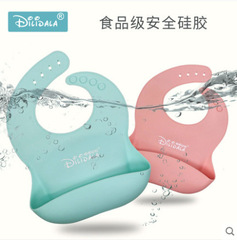 Baby Waterproof Feeding Bib Infant Bandana Children Silicone Bib Ultra Soft Kindergarten Summer Washable 3D