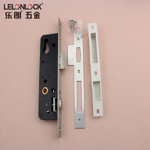 Stainless steel 3585 hole spacing bead lock body windproof mechanical lock split lock body export Southeast Asia lock accessories