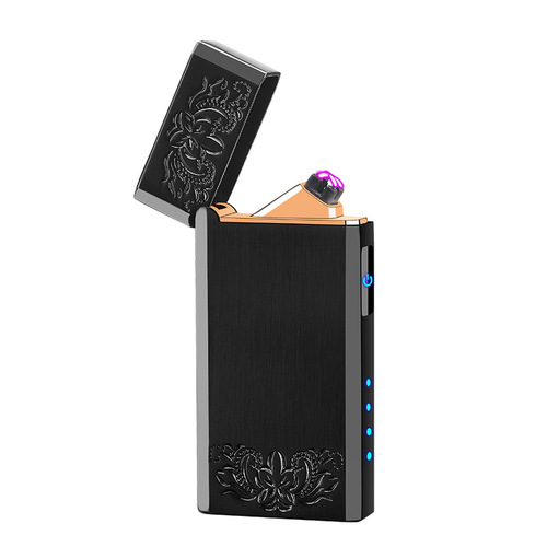 Valentine's Day Gift Electric Lighter with Loud Dual Arc Charging, Smart Touch Sensing DK2201