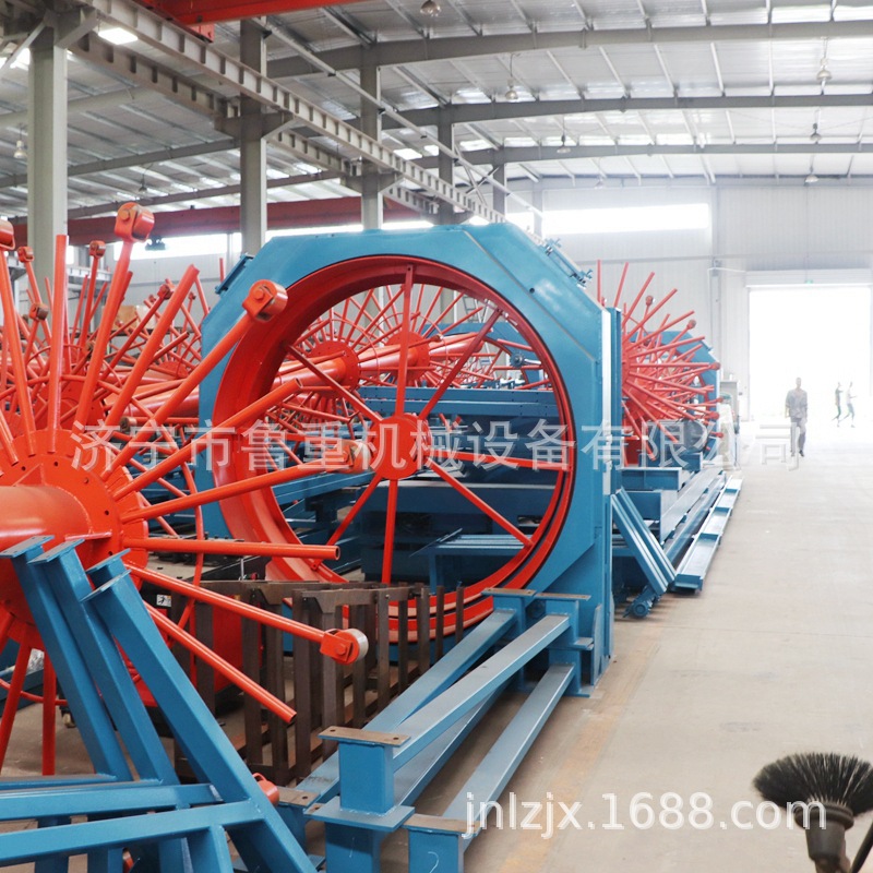 钢筋厂生产墩柱桩机钢筋笼成型机 2.5米特大型钢筋滚笼焊机