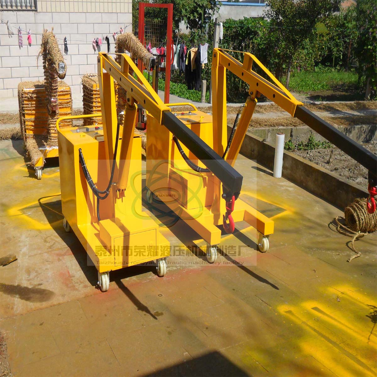 销售FPD型500KG配重吊车 配重液压小吊车 配重吊机