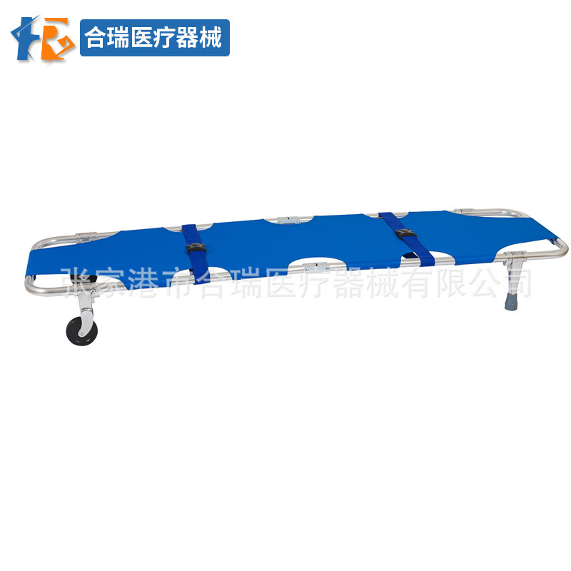 急救救生担架折叠铝合金制担架 医用伤员担架 铝合金担架