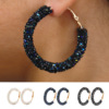 Fashionable retro earrings, crystal earings, European style, simple and elegant design