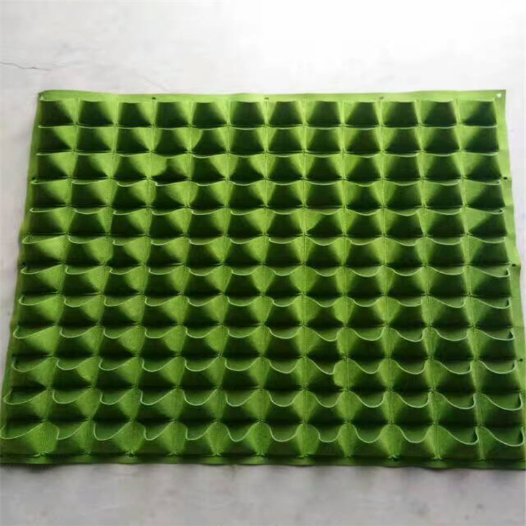 跨境批发毛毡种植绿植育苗美植袋多口壁挂立体美植袋无纺布植物墙