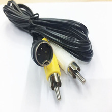 �S��ֱ��SEGA Genesis/MD 2 AV Cable  ���ζ�������AV�� 3�