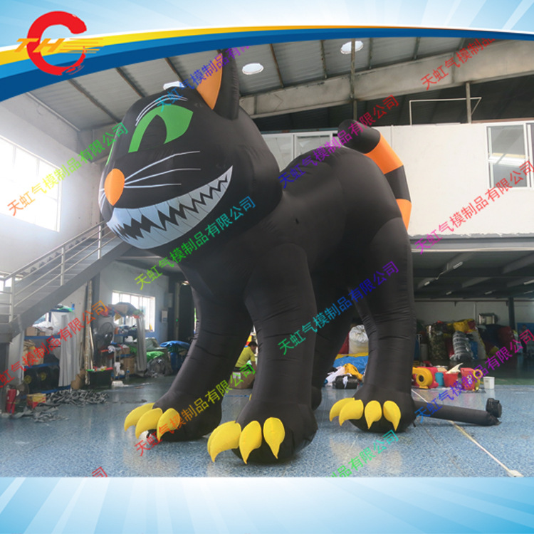 【万圣节气模】气模厂家供应 万圣节鬼怪猫气模 充气万圣节产品