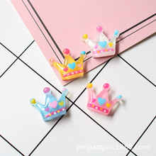 DIY树脂饰品配件爱心皇冠 手机美容材料 宝宝头饰发饰 收纳盒配件