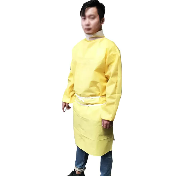C级防化反穿围裙实验室酸洗防酸碱反穿大褂防腐蚀耐酸劳保工作服