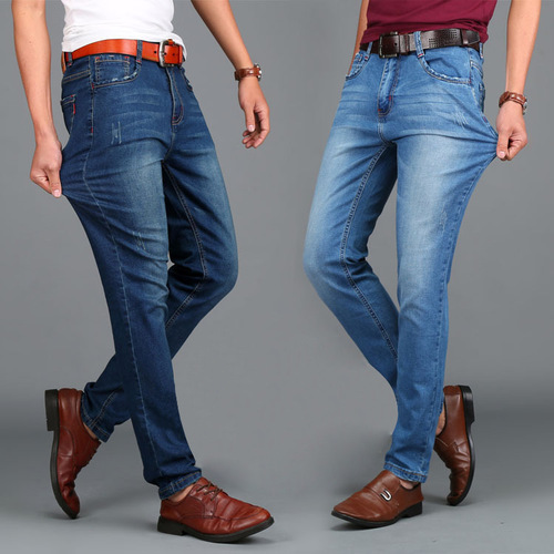 Men's Straight Fit Mid-rise Elastic Simple Business Long Pants for Autumn/Winter 2025