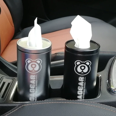 Car tissue box/set: Shangdian Jinpin Box Car Tissue Tube