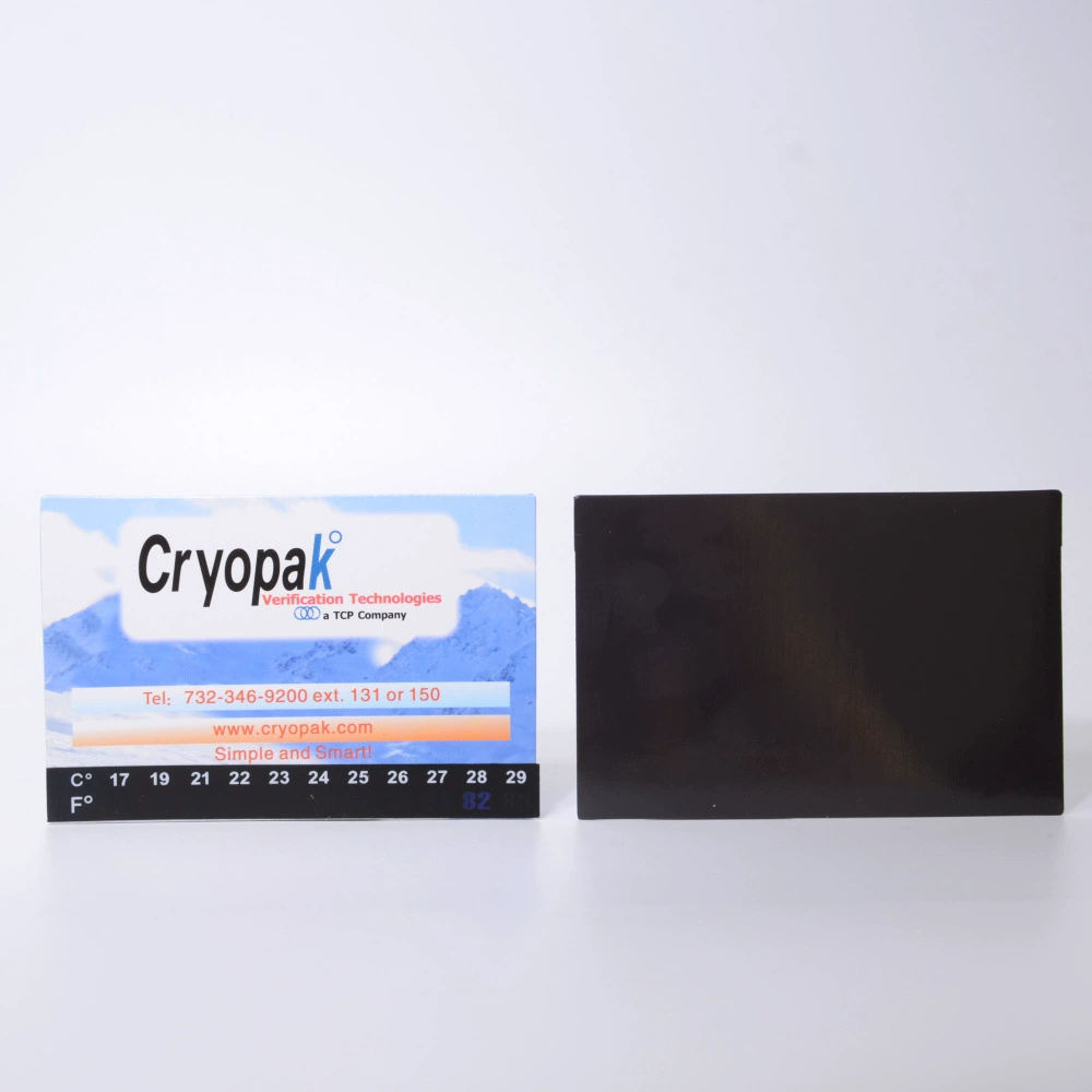 Измерение температуры в помещении Термометр Полоса Чувствительная к температуре Изменение цвета Жидкокристаллический цветной дисплей Внутренняя карта Спальный мешок Карта измерения температуры