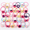 Matte children's hair accessory, cartoon hair rope handmade, multicoloured ecological elastic resin