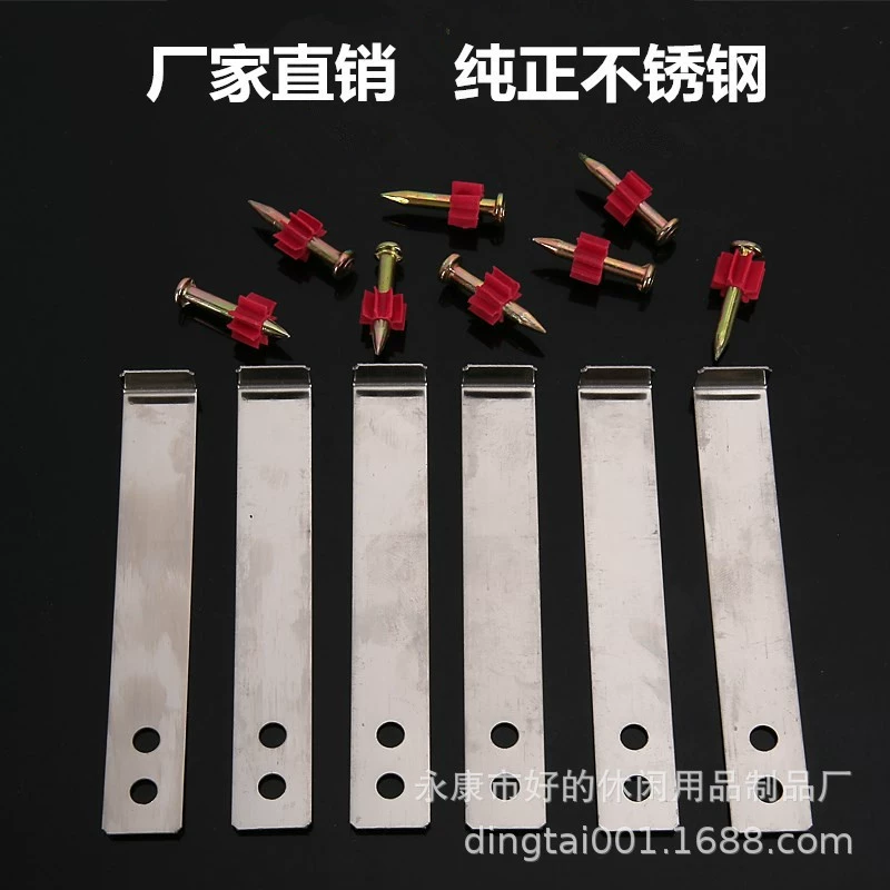 Прямые поставки с фабрики плитка из нержавеющей стали подвеска Навесная стена фиксированный крючок камень аксессуары для сухих крючков