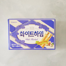 克丽安奶油榛子瓦蛋卷威化夹心饼干47g整箱18盒韩国进口零食品