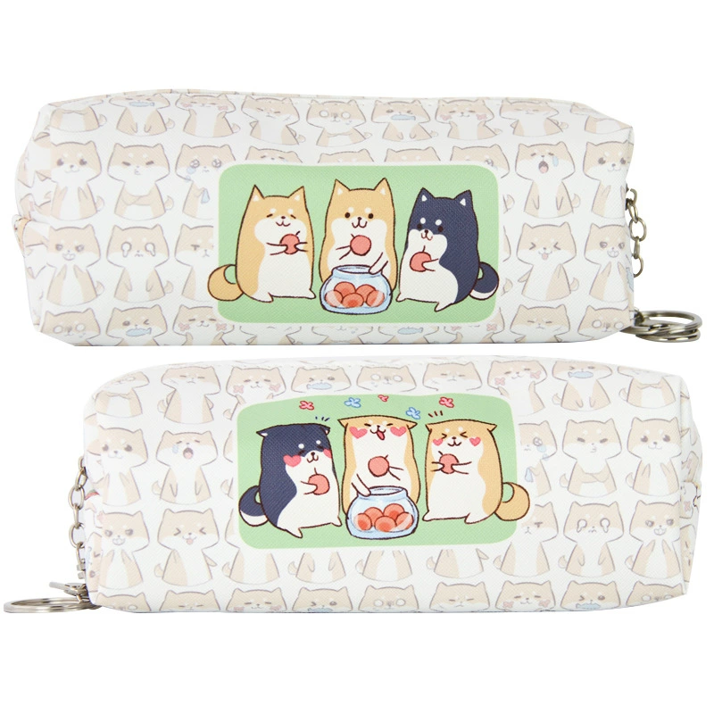 Периферийная Jiikawa милая маленькая восьмерка Usachi Totoro эльф кожаный чехол на молнии для карандашей школьные канцелярские товары