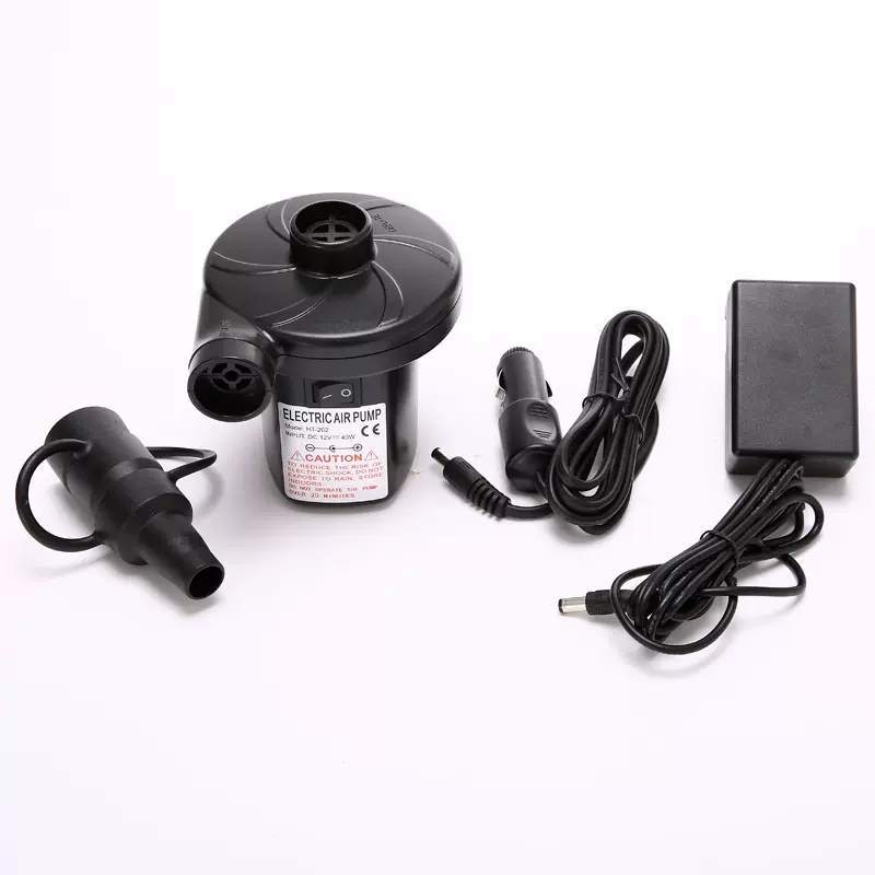 电动充气泵 家用车载充气泵 泳池充气床收纳袋充气抽气泵110-240V