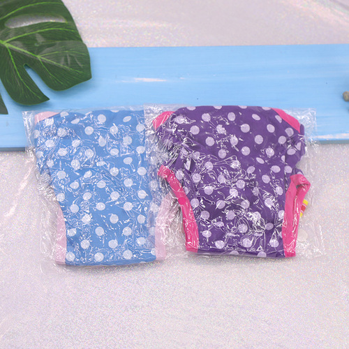 New Pet Polka Dot Belting Physiological Pants Safety Pants Female Dog Menstruation Pants Anti-Harassment Underpants Pet Physiological Pants
