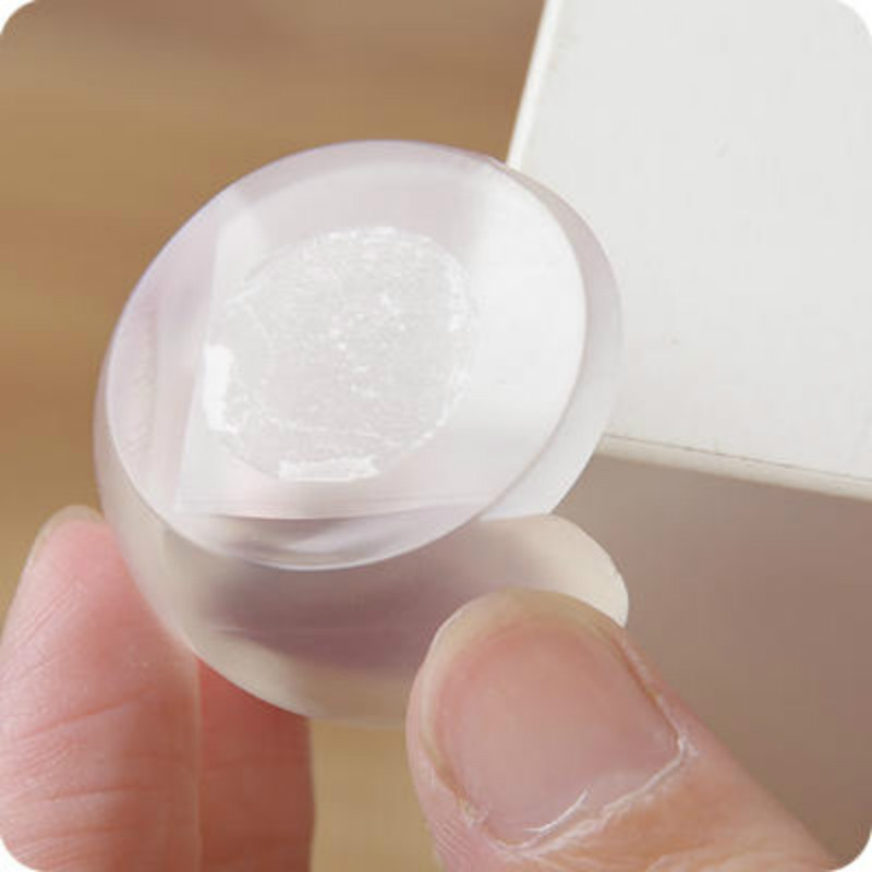 Baby table leg chair cabinet corner pad transparent spherical corner is not easy to bump not easy to bump pad baby toddler not easy to knock
