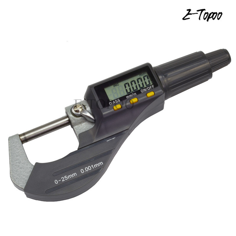 霍比特电子微米千分尺壁厚千分尺25/50/75/100MM 数显外径千分尺