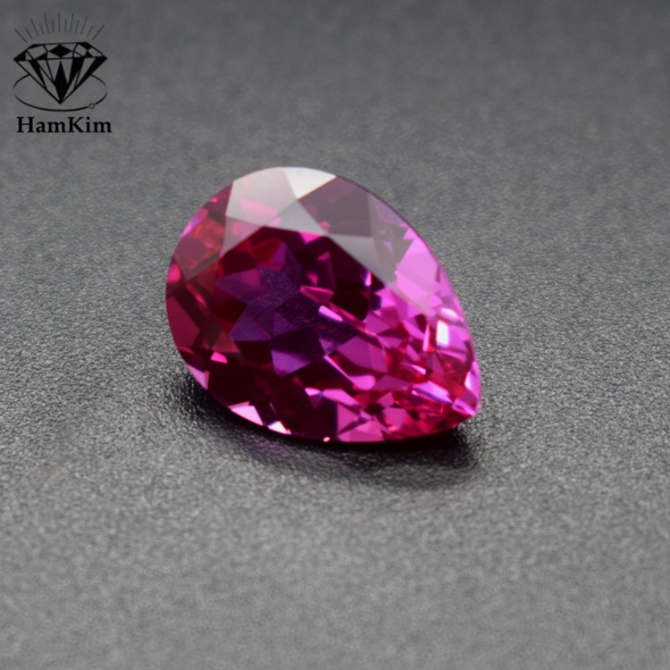 Stone inlay drop-shaped