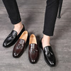 Men's footwear English style for leisure for leather shoes, plus size, wholesale, Korean style