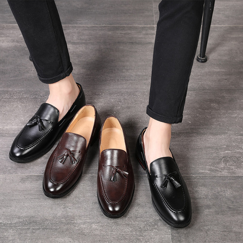 Large Men's Shoes, British and Korean Style Leisure Leather Pumps