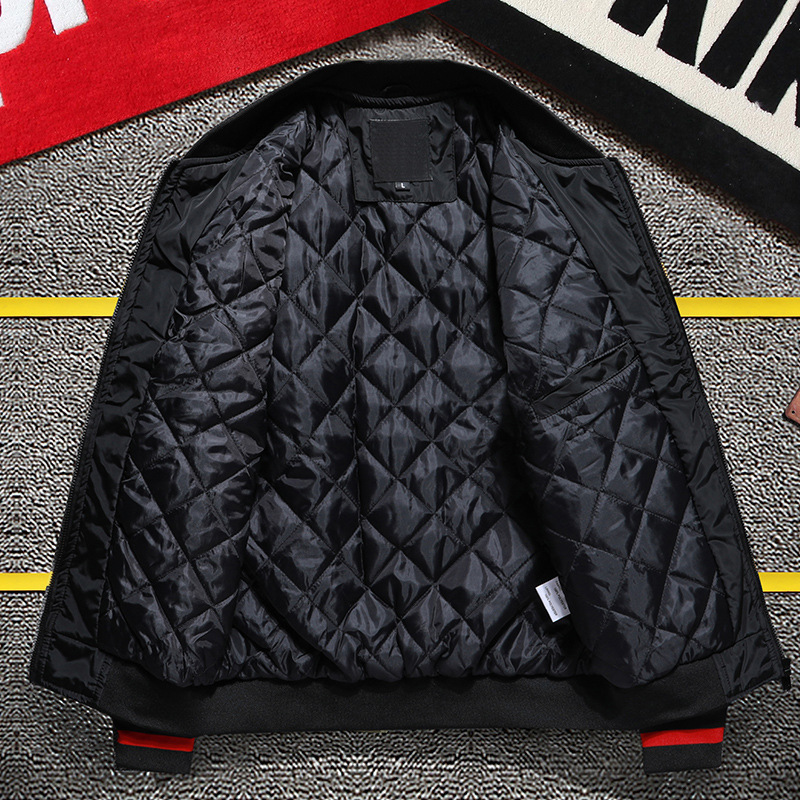 New men's with cotton for autumn and winter, warm pilot MA1 baseball jacket_voghion.com